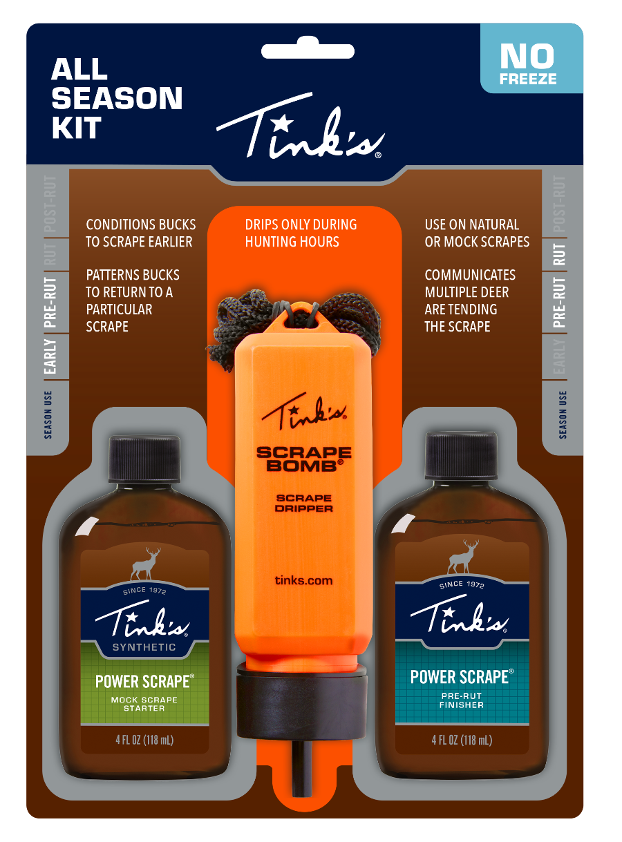 Tinks W5226 Power Scrape All-Season Deer Attractant Kit 4 oz Pre-Rut Finisher & Mock Scrape Starter — view 2