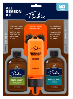 Tinks W5226 Power Scrape All-Season Deer Attractant Kit 4 oz Pre-Rut Finisher & Mock Scrape Starter — view 2