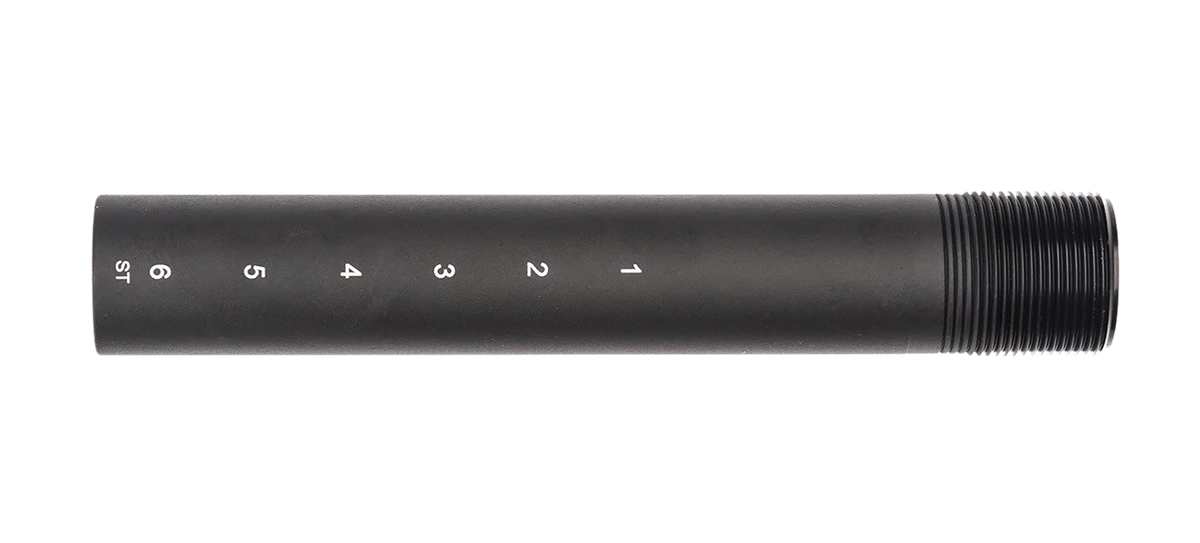 Spikes SLA500R 6-Position Mil-Spec Buffer Tube - Black Hardcoat Anodized — view 2