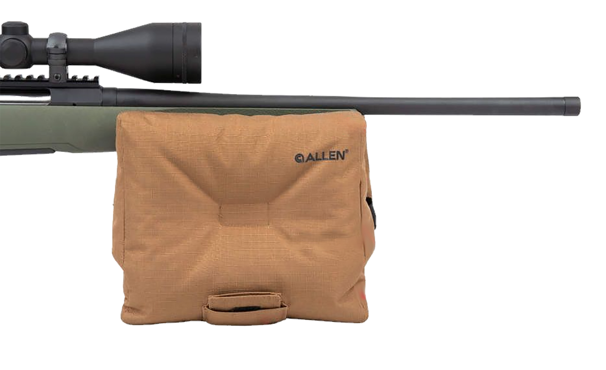 Allen 18420 Bench Shooting Bag Empty Black/Tan 600D Polyester — view 2