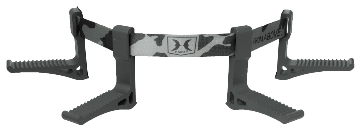 Hawk Monkey Bar Steps Black Aluminum 4-Pack with Strap — view 2