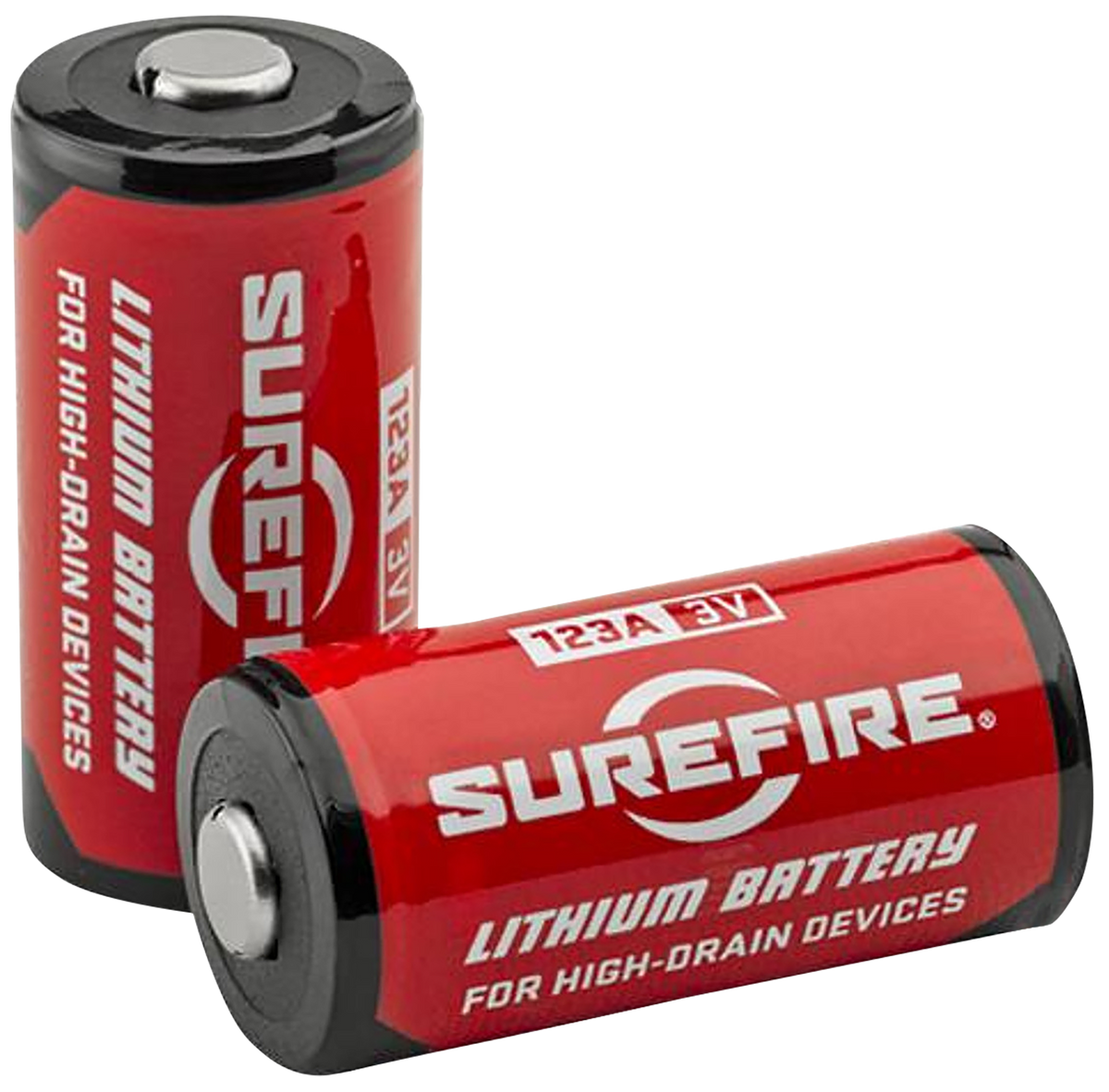 Surefire SF12BB 123A CR123A Lithium 3V 1,550 mAh Batteries (12-Pack) - Red/Black — view 2