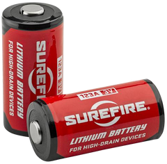 Surefire SF12BB 123A CR123A Lithium 3V 1,550 mAh Batteries (12-Pack) - Red/Black — view 2