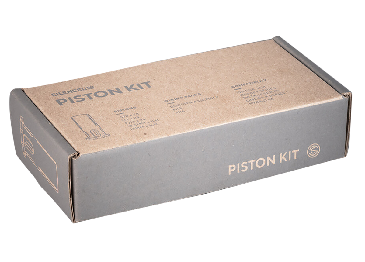 SilencerCo AC728 Osprey/Octane Piston Kit 5-Piece Stainless Steel - Black Nitride — view 2