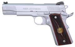 Iver Johnson Arms Eagle Gen2 HC Government 45 ACP 5" 8+1 Semi-Auto Pistol - Satin Hard Chrome — view 2