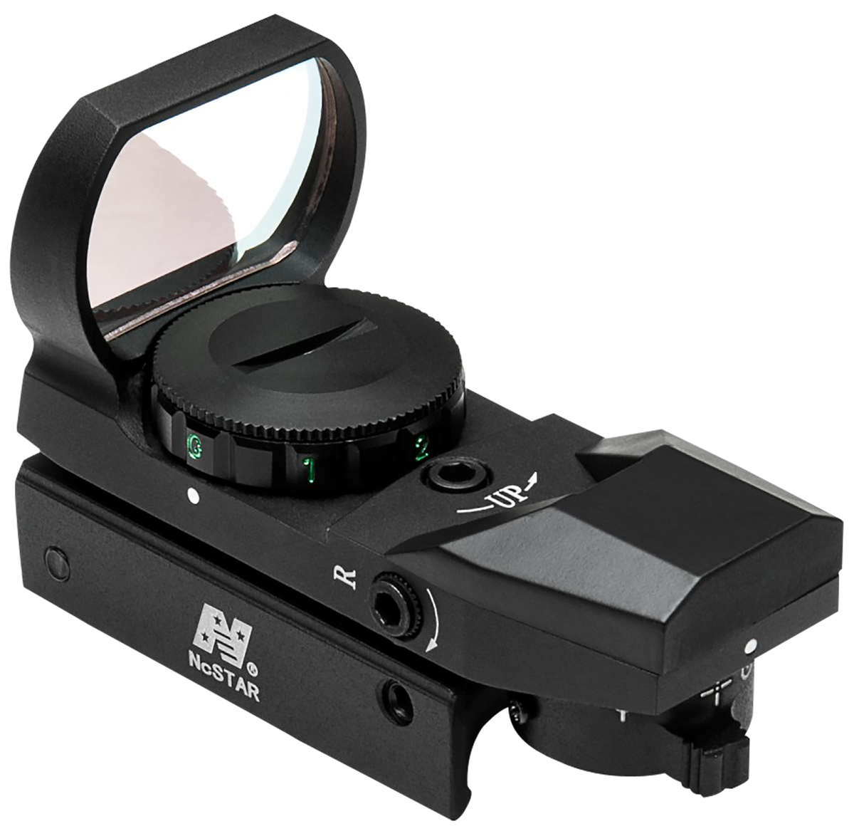 NcSTAR D4RGB Red & Green Four Reticle Reflex Optic 1x 3 MOA Black Anodized — view 2