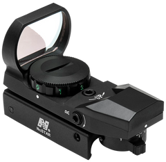 NcSTAR D4RGB Red & Green Four Reticle Reflex Optic 1x 3 MOA Black Anodized — view 2