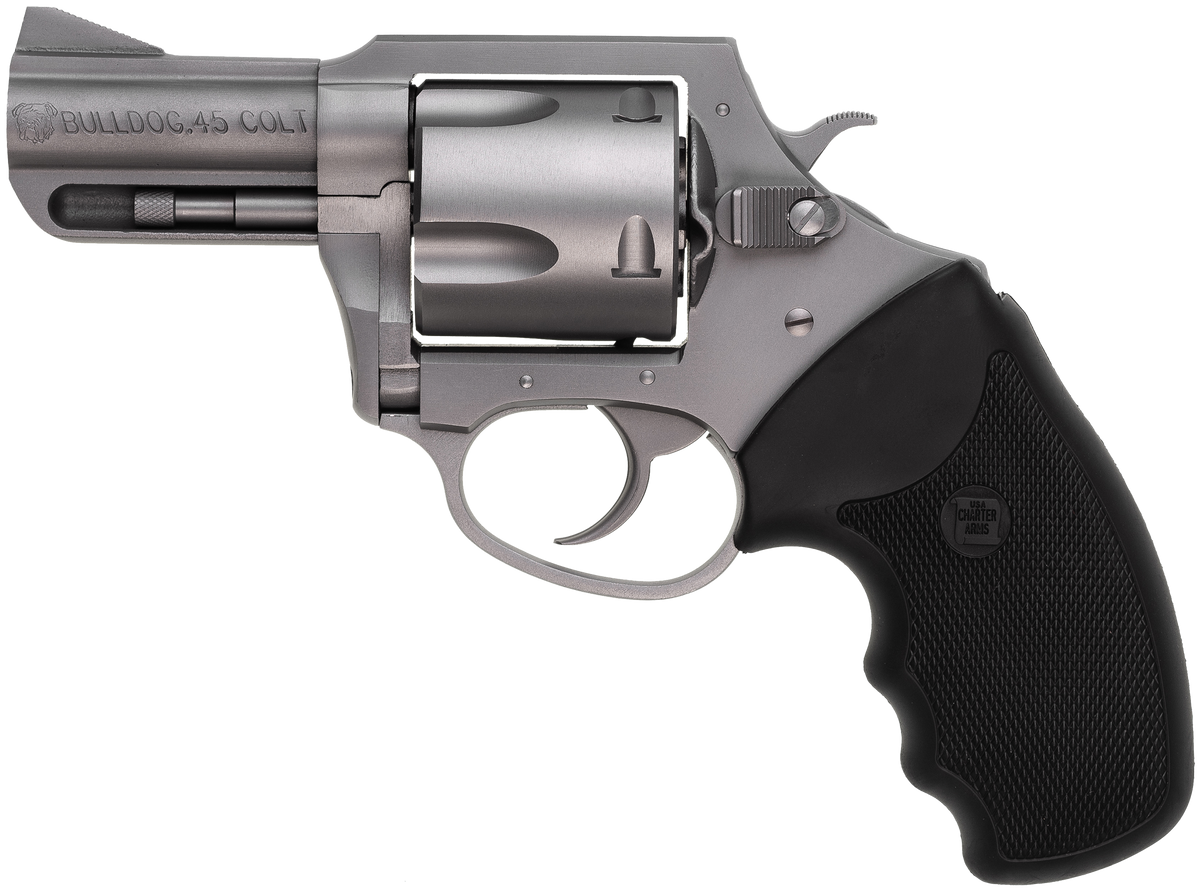 Charter Arms Bulldog XL 45 Colt 2.5" 5-Shot DA/SA Revolver - Matte Stainless — view 2