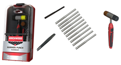 Birchwood Casey AR-15 Hammer & Punch Kit 19-Piece with Case Black/Red — view 2