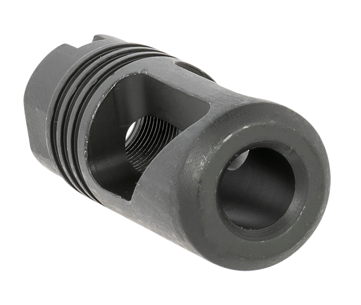 LBE Unlimited AK47-DP Dual Port Flash Hider 14x1 LH AK-Platform — view 2