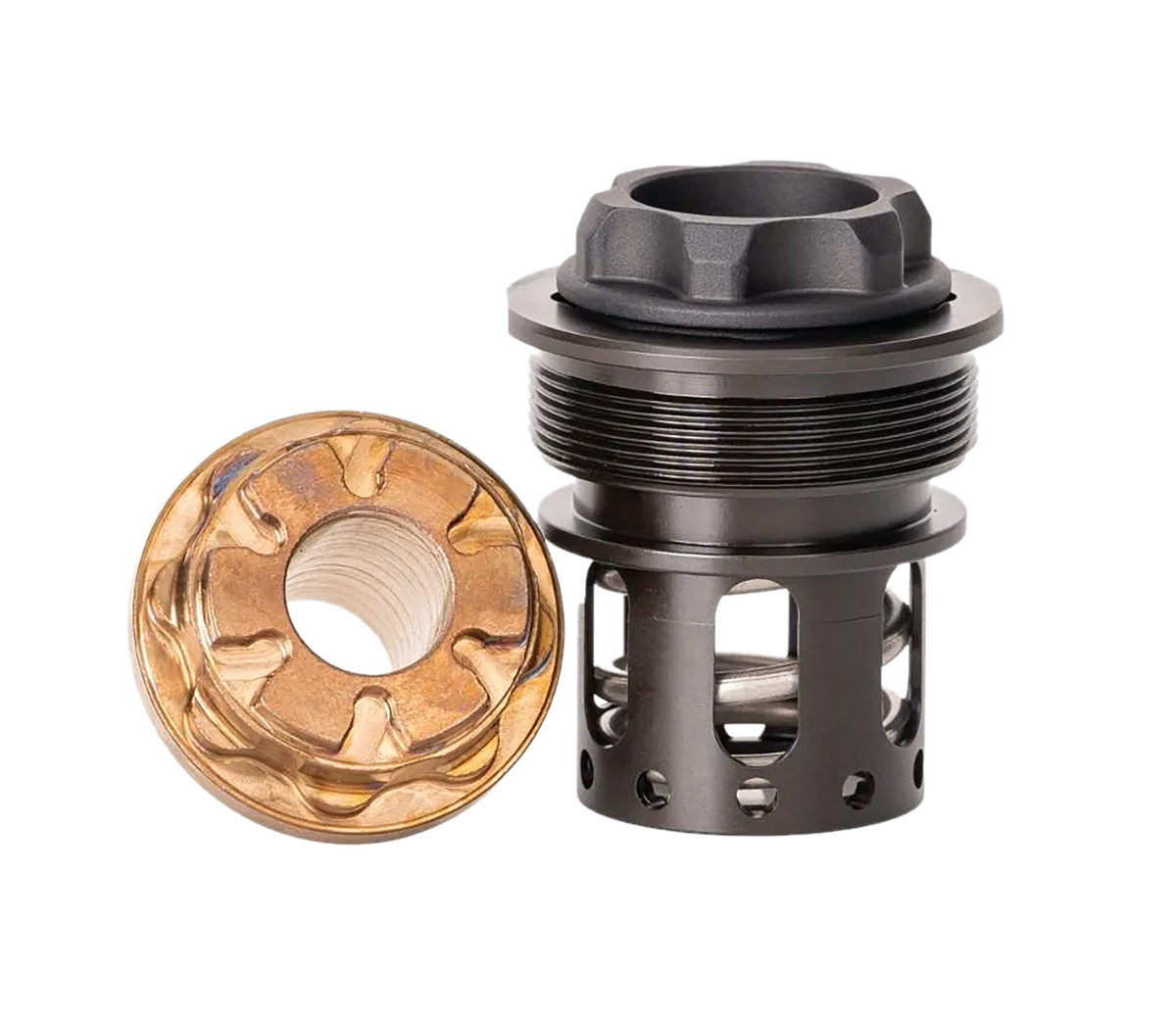 Rugged Suppressor Universal Cage 1/2x28 Black for Alaskan 360 Suppressor — view 2