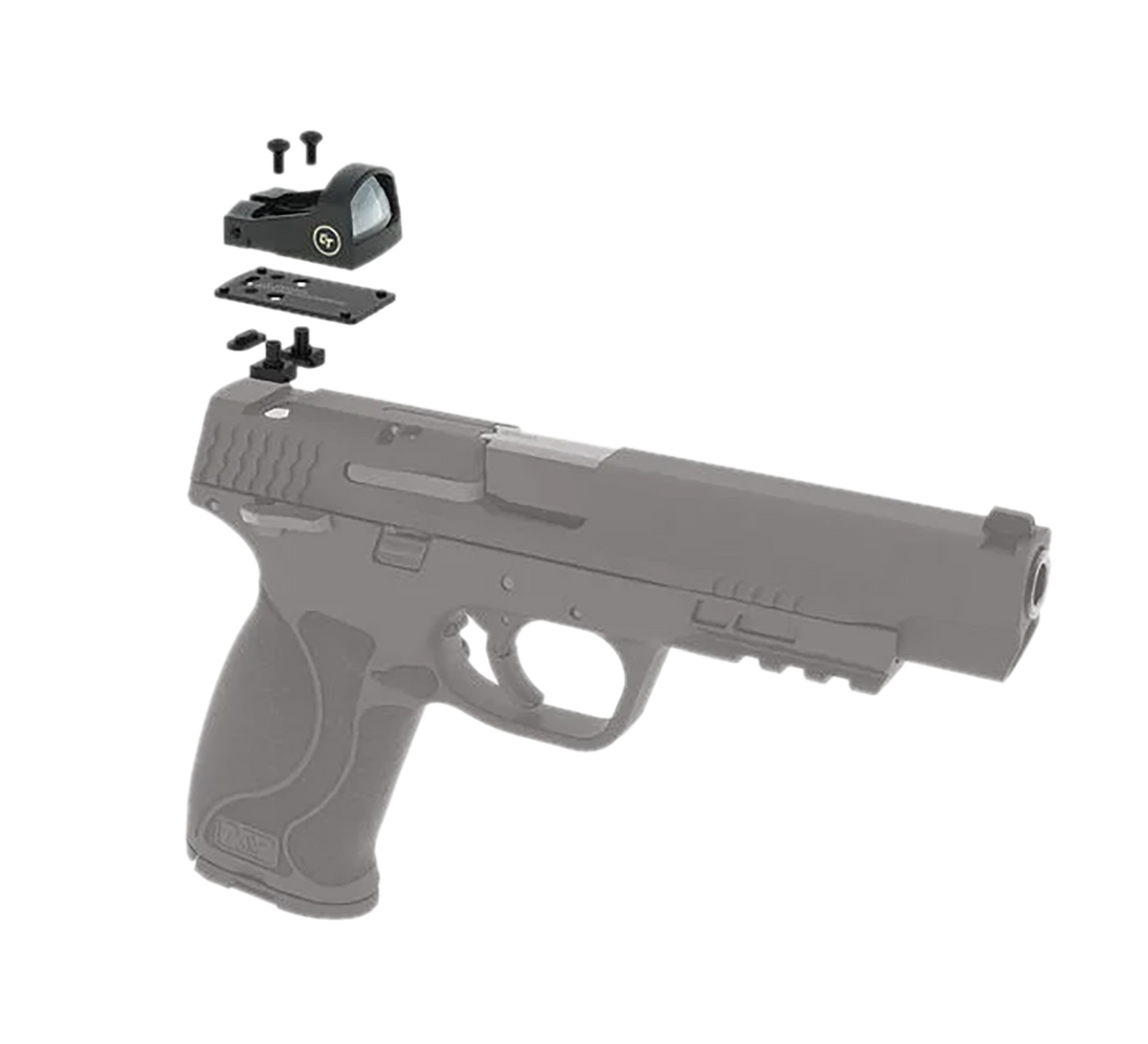 Crimson Trace CTS-1520 Dovetail Mount Combo Kit 1x 3.25 MOA Red Dot Matte Black - Limited Edition — view 2