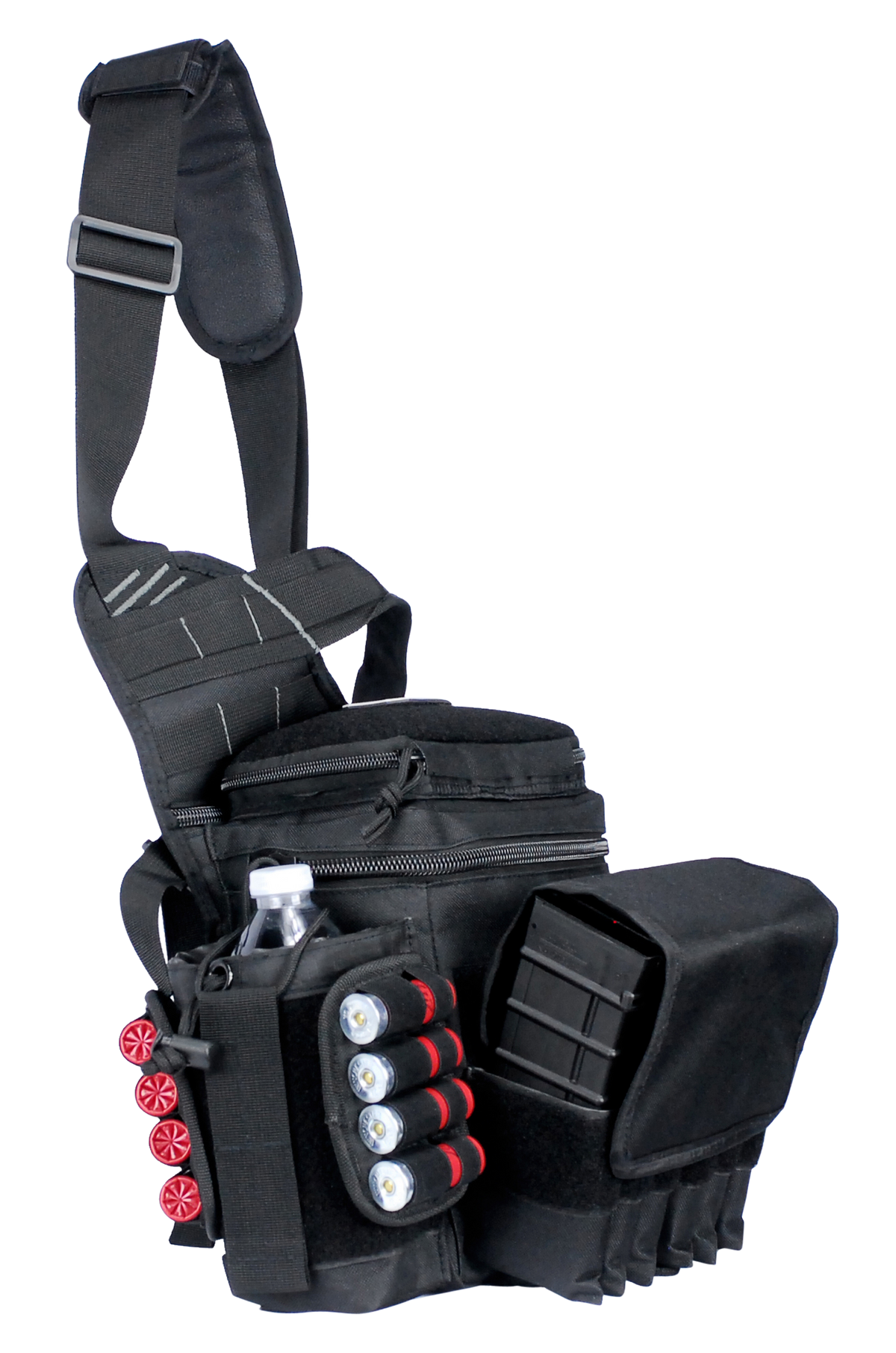 G*Outdoors Rapid Deployment Sling Pack 600D Polyester 1 Handgun Black Large — view 2