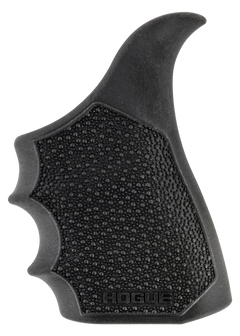 Hogue HandAll Beavertail Grip Sleeve Rubber Black Cobblestone w/ Finger Grooves - Glock 43X/48 — view 2