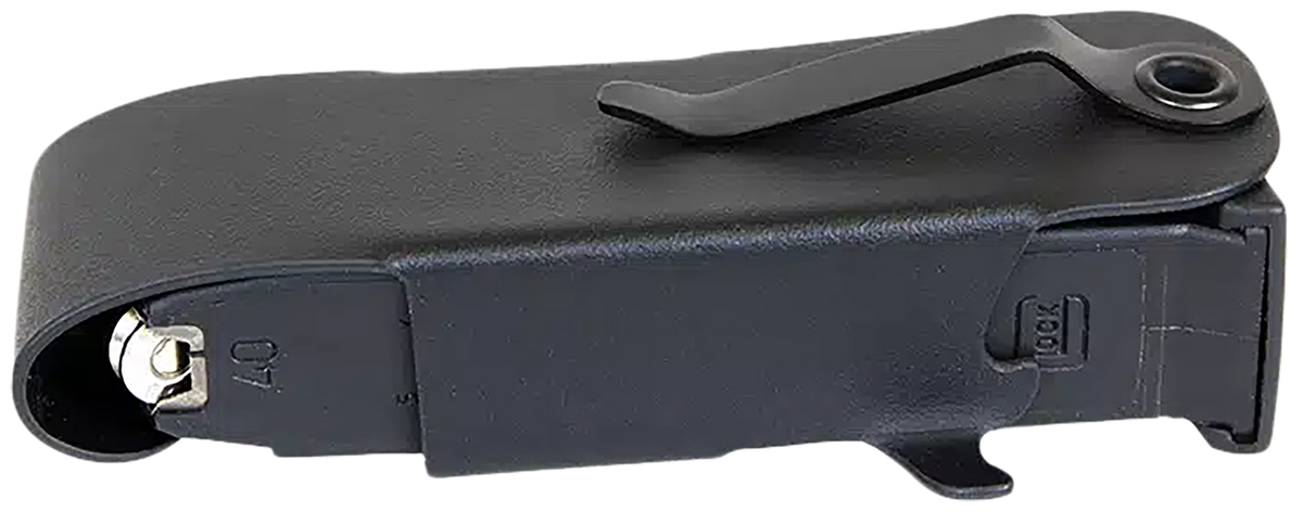 1791 Gunleather Snagmag Single Black Leather Belt Clip for 12rd Sig P365 Right Hand — view 2