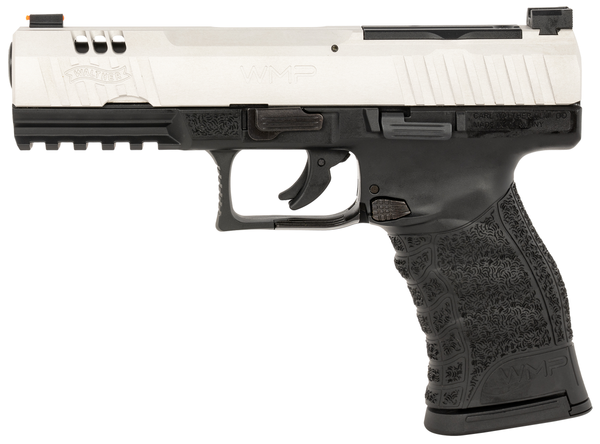 Walther Arms WMP 22 WMR 4.5" 15+1 Semi-Auto Pistol - Silver/Black — view 2