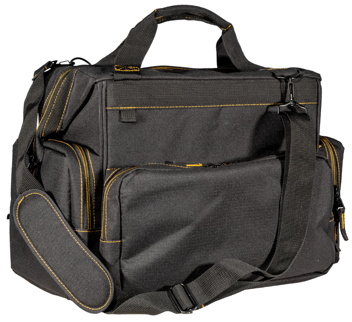 Browning Black & Gold Shooter's Bag 18"x12.5"x11" Black Ripstop Polyester — view 2