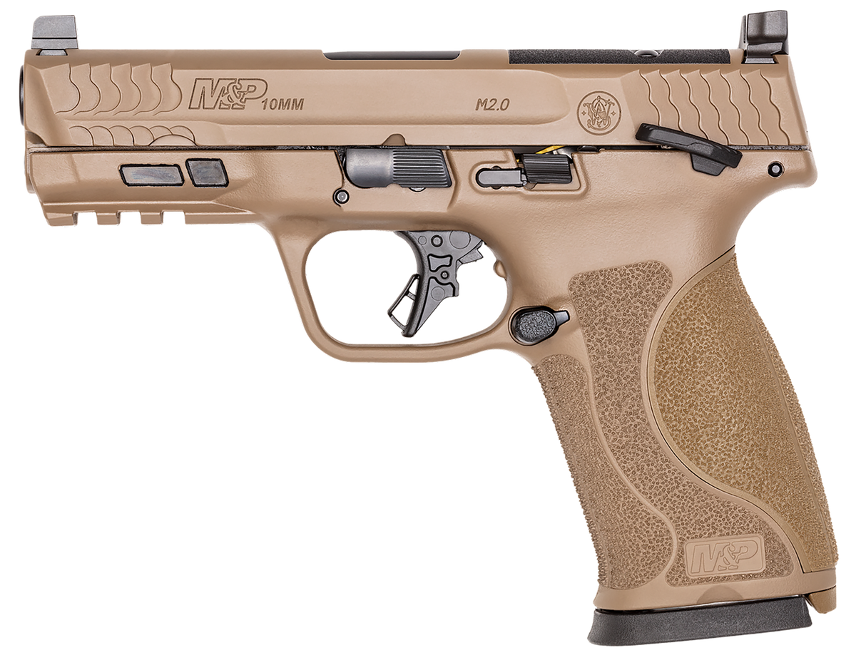 Smith & Wesson M&P M2.0 10mm Auto 4" 15+1 Semi-Auto Pistol - Optic Ready - FDE Cerakote — view 2