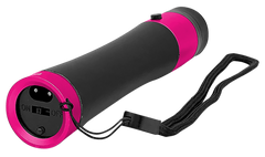 Guard Dog Ivy Stun Gun 200 Lumen Flashlight - Black/Pink Aluminum — view 2