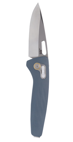 S.O.G One-Zero XR 3.10" Folding Plain CPM S35VN Steel Blade Smoke Gray Aluminum Handle — view 2