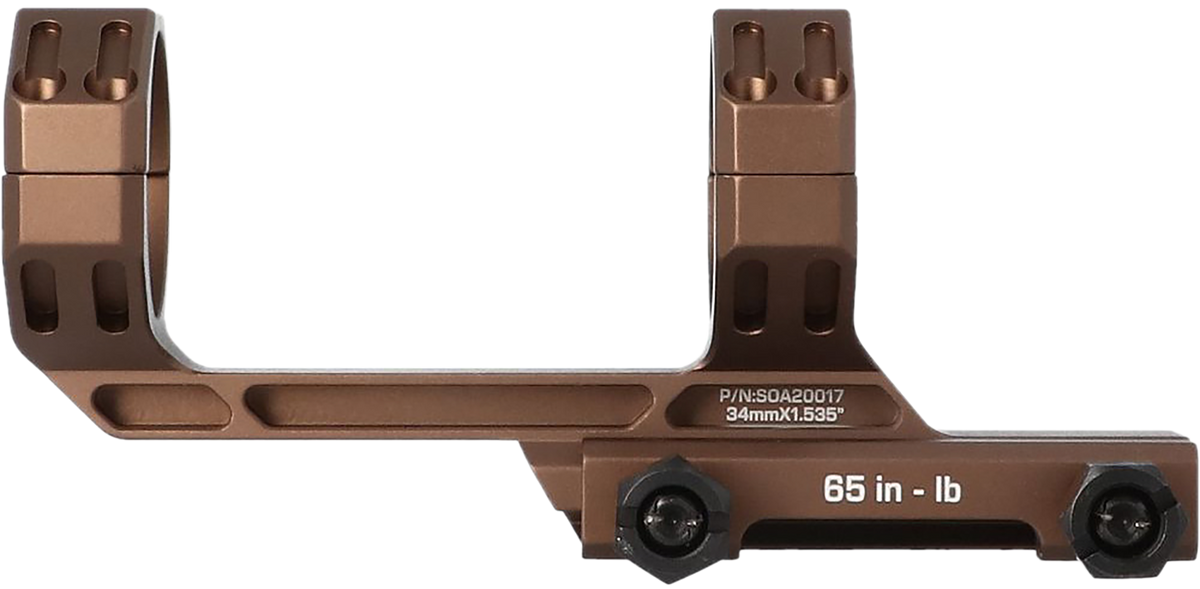 Sig Sauer Electro-Optics Alpha MSR 30mm Scope Mount/Ring Combo Coyote Brown Aluminum - Picatinny — view 2