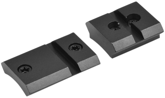Warne M902801M Maxima 2-Piece Steel Scope Base Matte Black - Remington 7 New Model