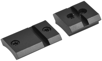 Warne M902801M Maxima 2-Piece Steel Scope Base Matte Black - Remington 7 New Model