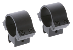TruGlo Lightweight Scope Rings 1" Medium Quad Matte Black — view 2