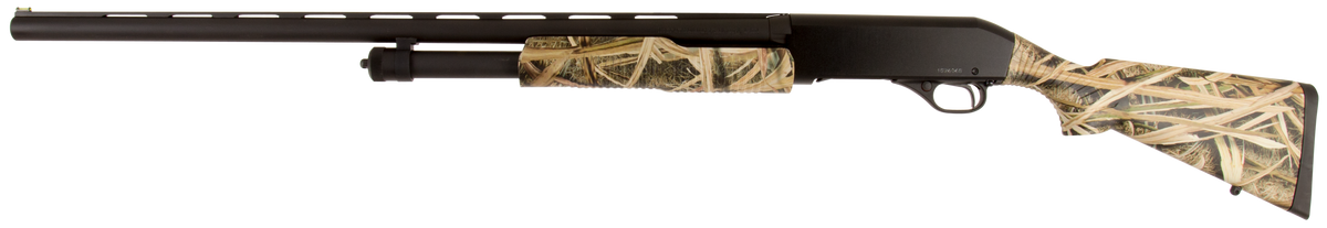Stevens 320 Field 12 Gauge 28" 5+1 3" Pump Shotgun - Mossy Oak Shadow Grass Blades — view 2