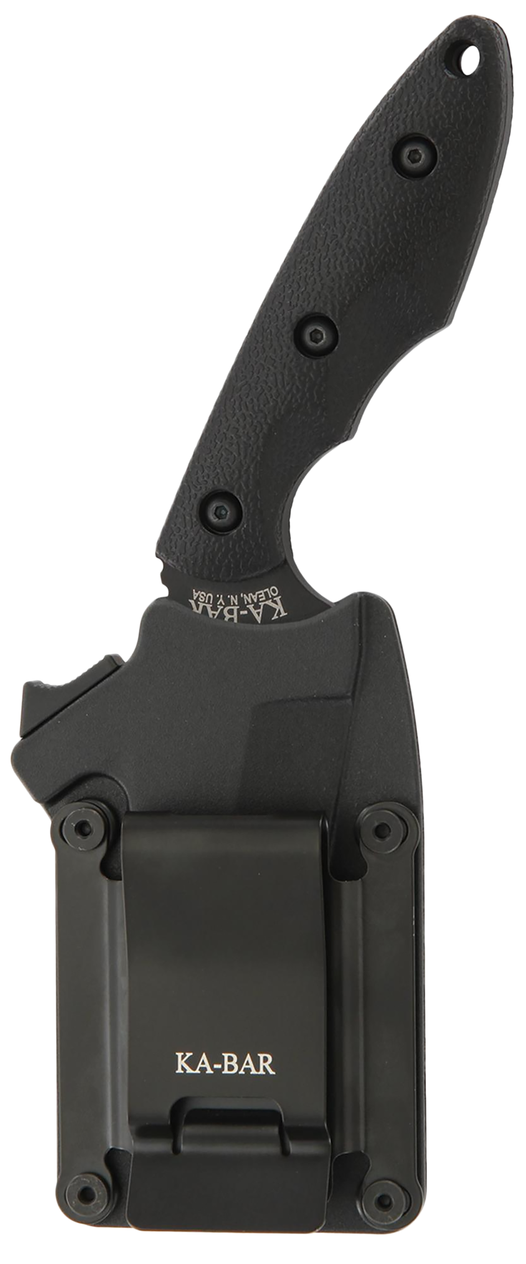 Ka-Bar 2486 TDI Hell Fire 3.56" Fixed Recurve Tanto Plain 1095 Cro-Van Black Ultramid Handle Fixed Blade Knife — view 2