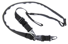Tacshield Warrior 2-in-1 Sling 1.25" Black Webbing Padded Fast Adjust Rifle/Shotgun — view 2
