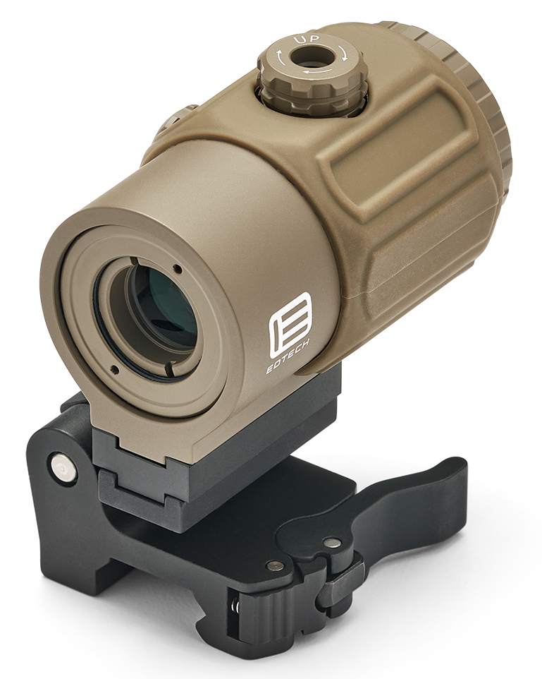 EOTech G43 3x Magnifier with QD STS Mount - Tan — view 2