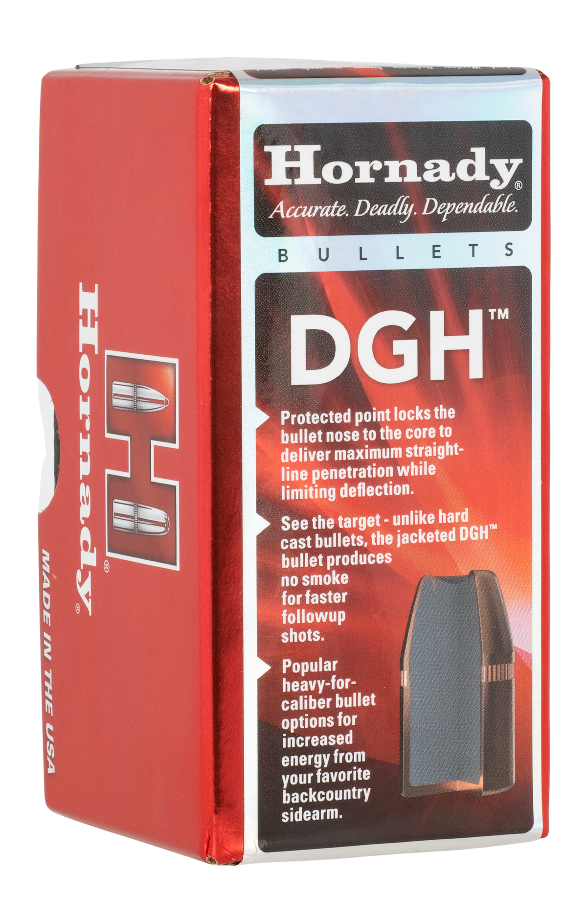 Hornady DGH 44 Cal .430 240gr Handgun Reloading Bullets - 50/Box — view 2