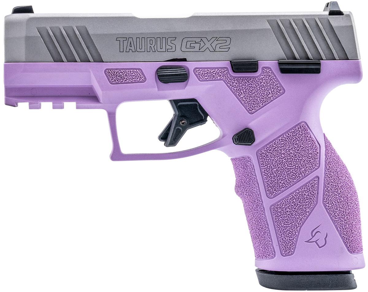 Taurus GX2 9mm Luger 13+1 3.37" Striker-Fired Pistol - Light Purple / Stainless — view 2