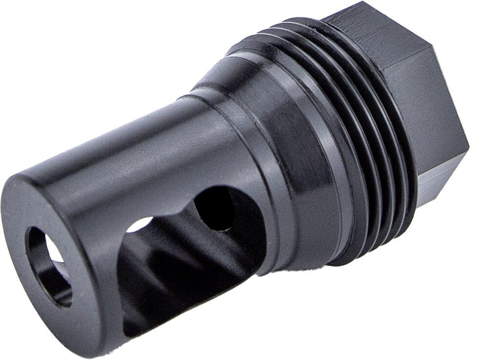 KGM Suppressors R50T Taper Muzzle Brake 1/2x28 Black Nitride — view 2