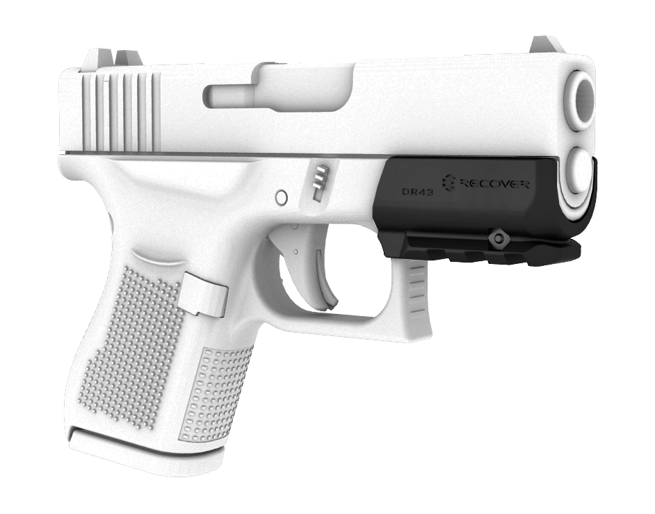 Recover Innovations OR43-01 Picatinny Over Rail for Glock 43 — view 2