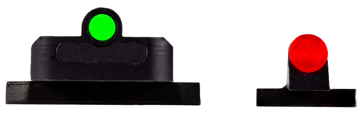 HiViz MPFD21 FastDot H3 Sight Set for S&W M&P Red Fiber Optic Front / Green Tritium Rear — view 2