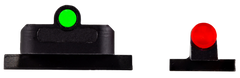 HiViz MPFD21 FastDot H3 Sight Set for S&W M&P Red Fiber Optic Front / Green Tritium Rear — view 2