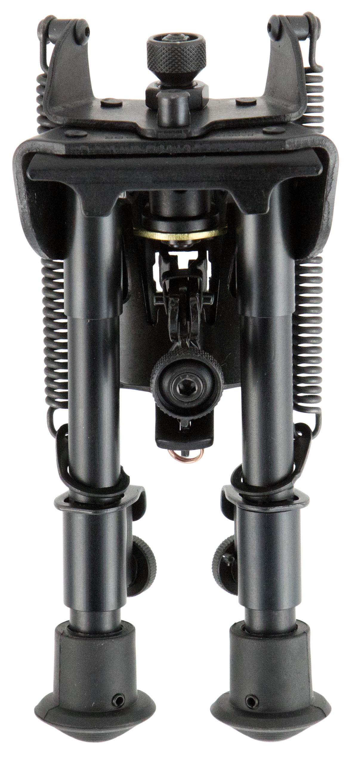 Harris S-BR Swivel Bipod 6-9" Swivel Stud Steel/Aluminum Rubber Feet - Black — view 2