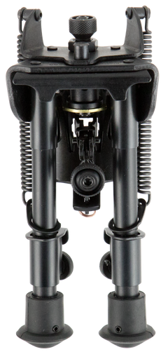Harris S-BR Swivel Bipod 6-9" Swivel Stud Steel/Aluminum Rubber Feet - Black — view 2