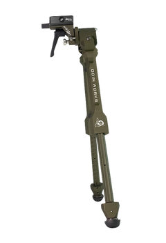 Odin Works Prizm ARCA Precision Bipod - Ranger Green 4"-14.5" Aluminum/303 Stainless Steel — view 2