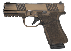 Black Rain Ordnance Frontline+ Compact 9mm Luger 4" 15+1 Semi-Auto Pistol - Burnt Bronze Battleworn — view 2