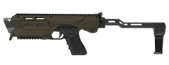 Meta Tactical MX-1 Glock Conversion Kit with Folding Stabilizer - OD Green — view 2