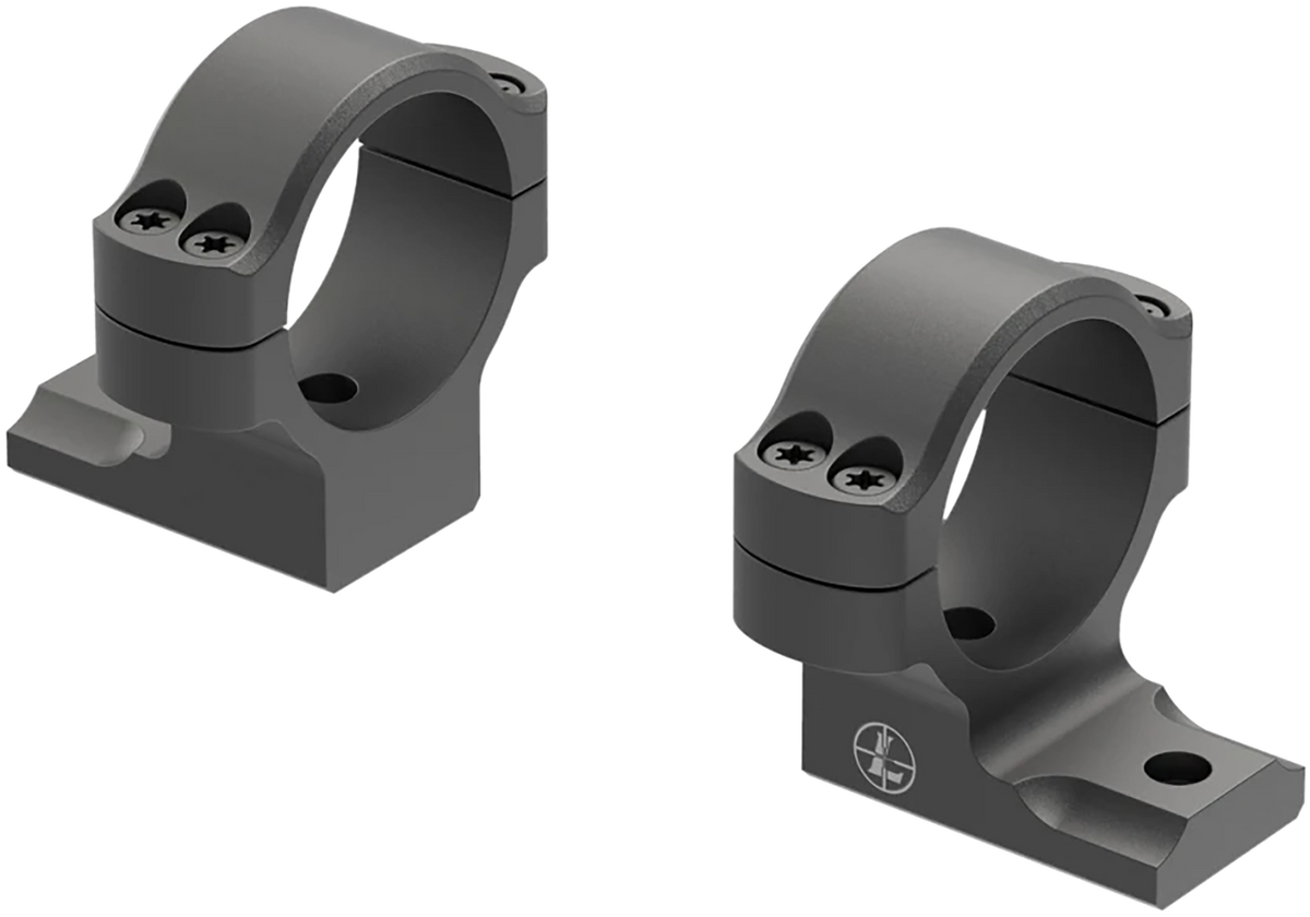 Leupold BackCountry Ring Mount 30mm Medium Matte Black Aluminum - Tikka T3/T3X — view 2