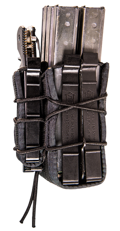 High Speed Gear TACO X2RP Triple Mag Pouch Black Nylon MOLLE — view 2