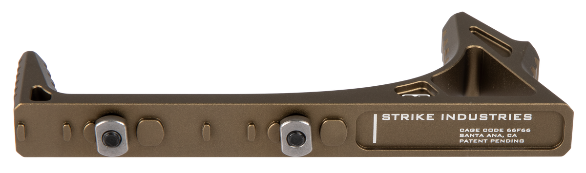 Strike Industries Link Curved ForeGrip AR-Platform M-LOK/KeyMod Flat Dark Earth Aluminum — view 2