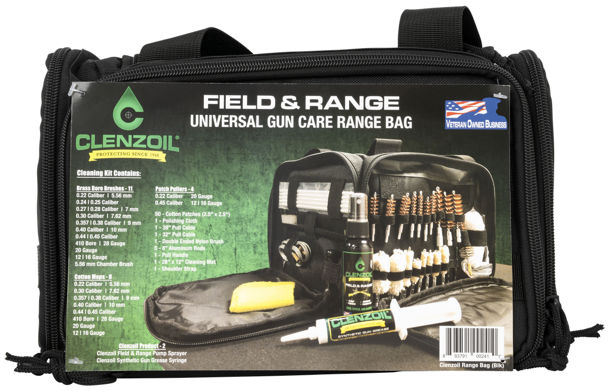 Clenzoil 2410 Universal Gun Care Range Bag Multi-Caliber/Multi-Gauge 30-Piece Black — view 2