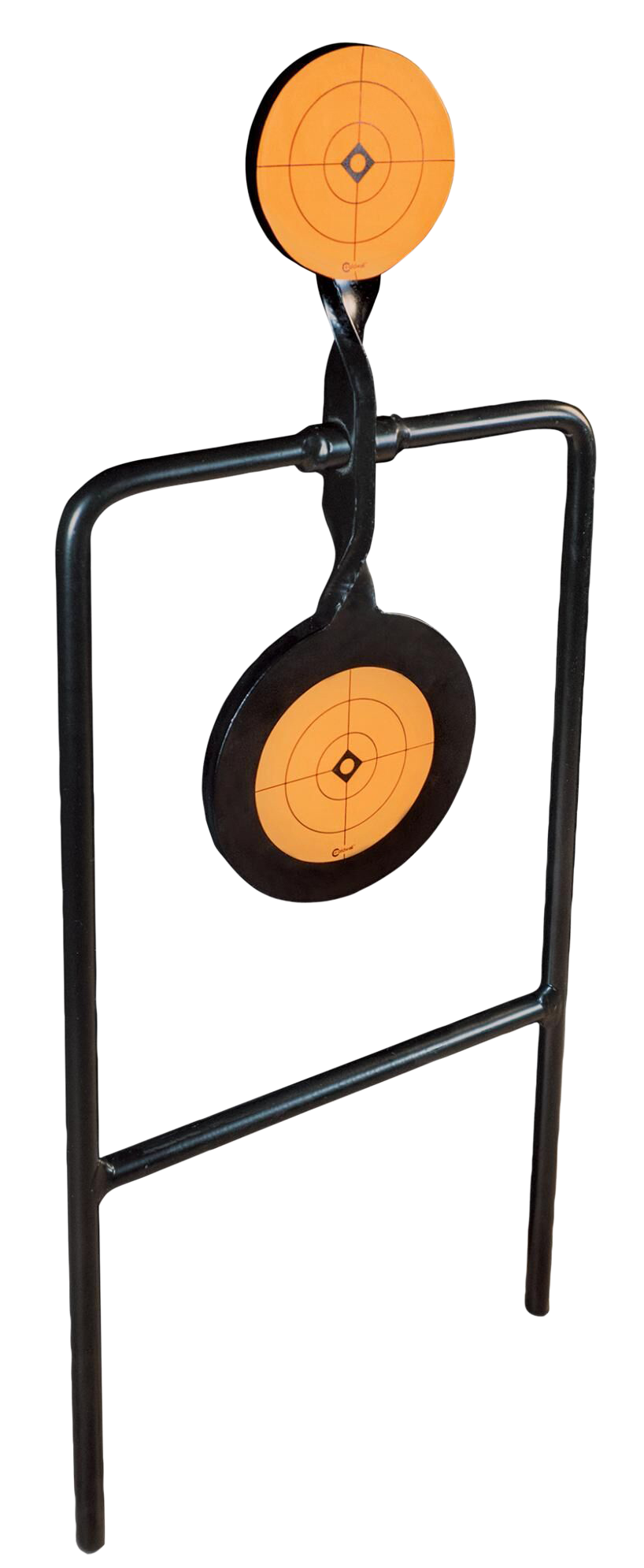 Caldwell Plink N' Swing Double Spin Handgun Target 4.25" Steel Black/Orange — view 2