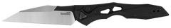 Kershaw Launch 13 Automatic 3.5" Folding Wharncliffe Plain Black Cerakote CPM-154 Blade Black Anodized Aluminum Handle — view 2