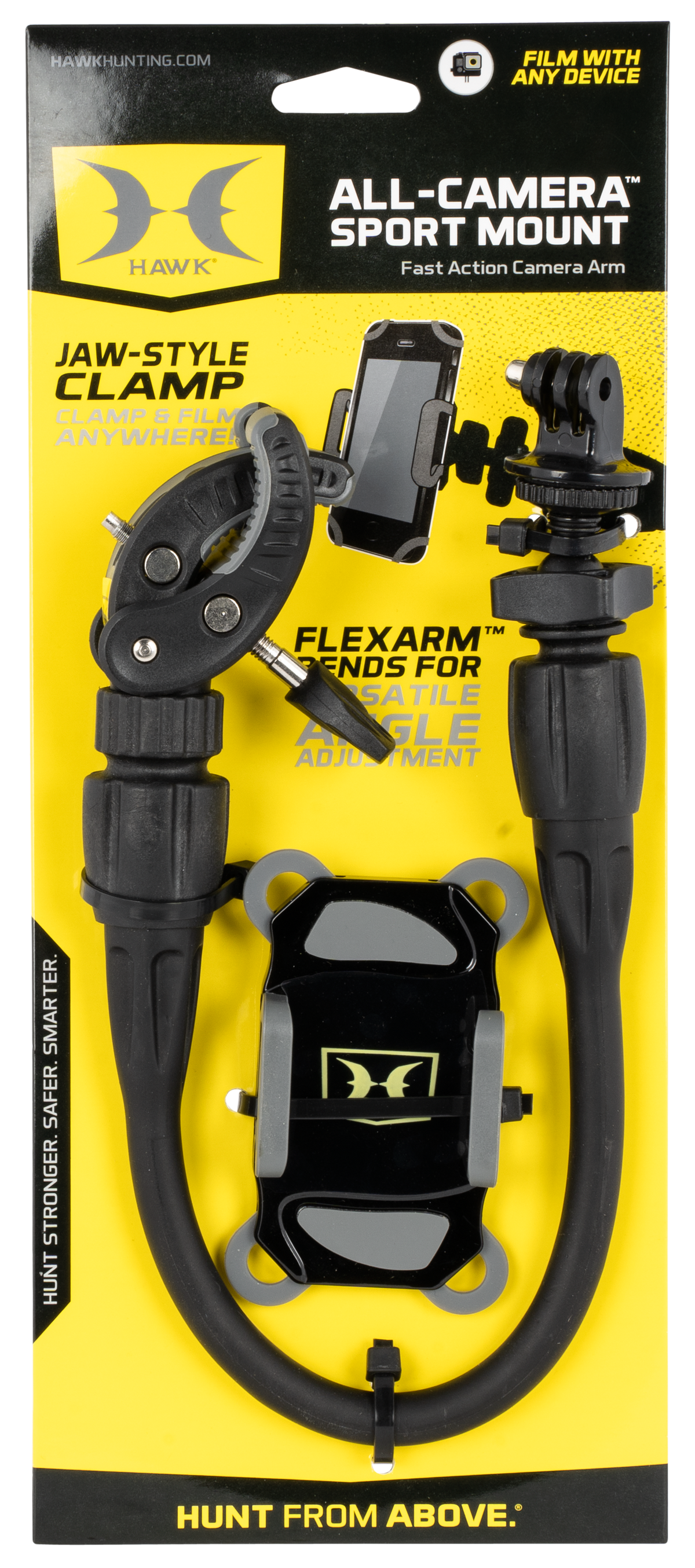 Hawk HWK3501 All Camera Sport Mount 12" Flexible Arm Black — view 2